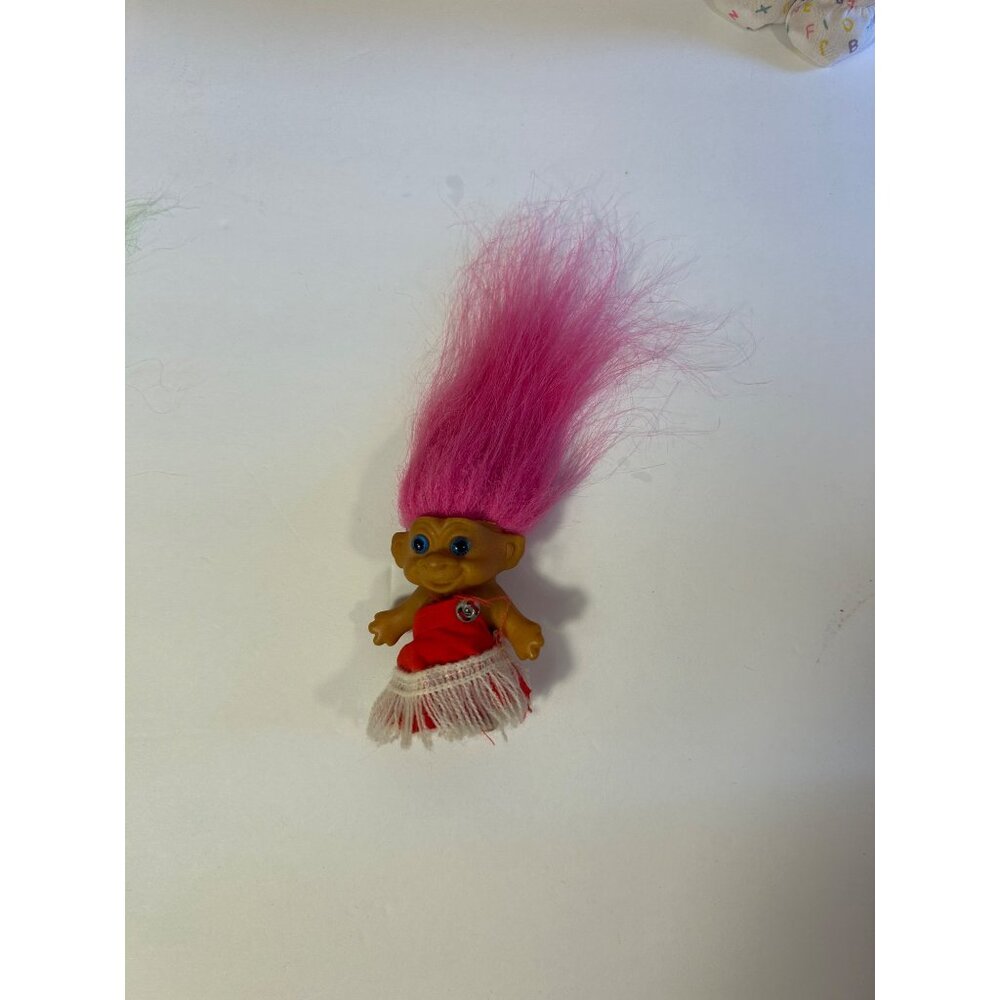 Vintage Assorted Troll Dolls Lot With Police Officer Hand Puppet & Colorful Hair - Picture 7 of 11